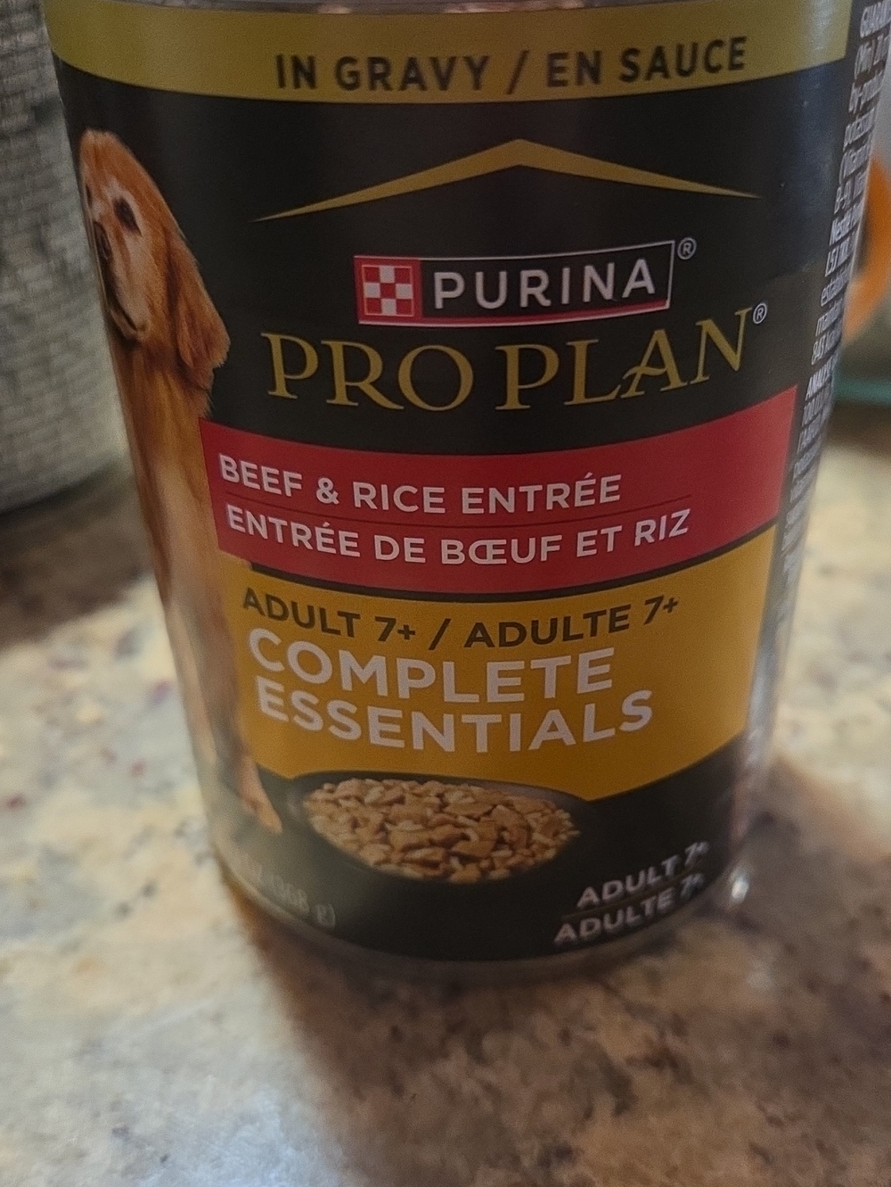 6 Purina Pro Plan Complete Essentials Beef & Rice Cans Adult 7+